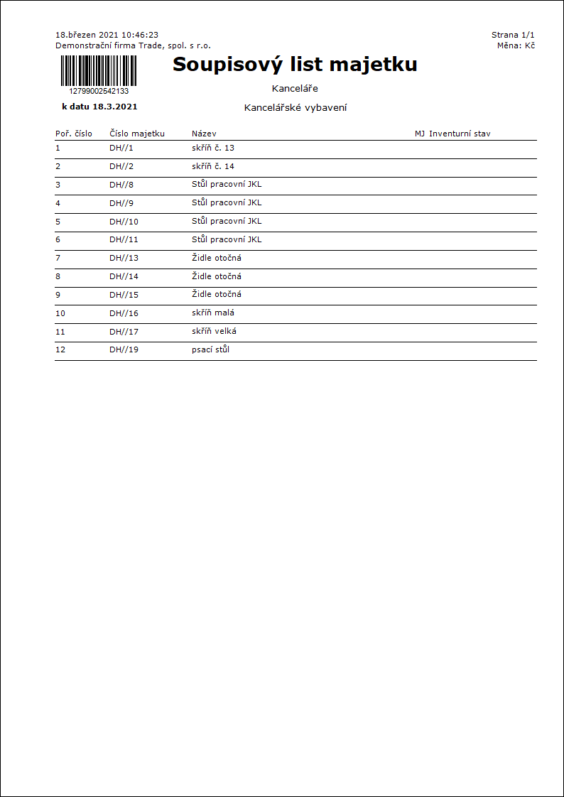 AssetStocktakingList