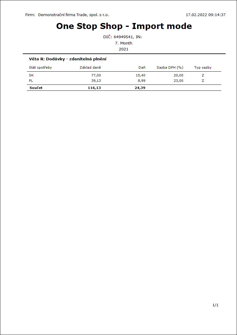 OSS_VatReturn_ImportScheme