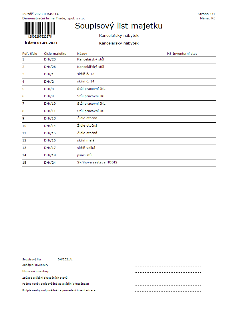 AssetStocktakingList